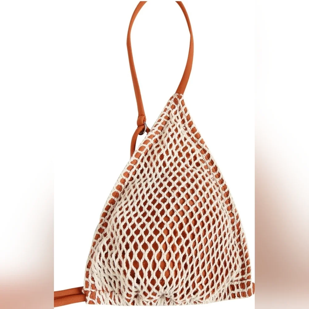 XL Zaful fishnet cheeky 2 piece bikini
